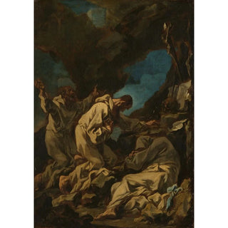 Alessandro Magnasco - Three Camaldolese Monks in Ecstatic Prayer.webp