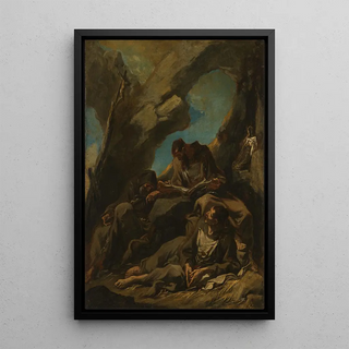 Alessandro Magnasco - Three Camaldolese Monks in Meditative Prayer.webp