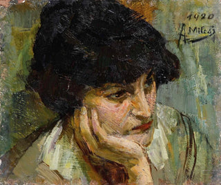 Alessandro Milesi - Ritratto femminile.webp