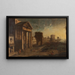 Hafen mit Laune - Alessandro Salucci — gerahmtes Bild an der Wand