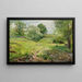 Sommerlandschaft - Alexander Alexandrovich Kiselev — gerahmtes Bild an der Wand