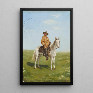 Alexander Amandus von Wahl - Boer Leader on a White Horse.webp