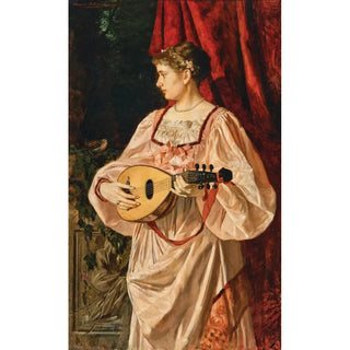 Alexander Demetrius Goltz - A lute player.webp