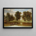 Pesca sul Tamigi a Twickenham - Alexander Frederick Rolfe — quadro incorniciato alla parete