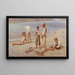 Jungen beim Baden - Alexander Grinager — gerahmtes Bild an der Wand