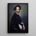 Autoritratto - Alexander Heubel — quadro incorniciato alla parete