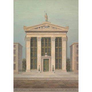 Alexander Jackson Davis - Study for the Astor Library New York.webp