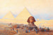 Der Sphinx vor den Pyramiden von Gizeh - Alexander Kircher — Ansicht des Kunstwerks