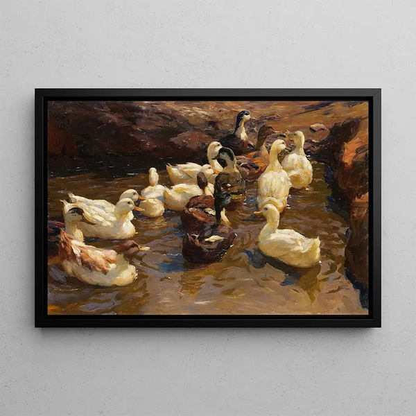 Vers la rive - Alexander Koester — gerahmtes Bild an der Wand