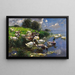 Landschaft mit Enten - Alexander Koester — gerahmtes Bild an der Wand