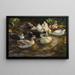 Enten im Teich, Enten am Bach - Alexander Koester — gerahmtes Bild an der Wand