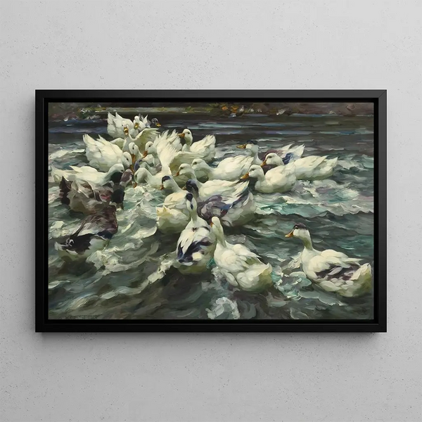 Alexander Koester - Enten in Teich.webp
