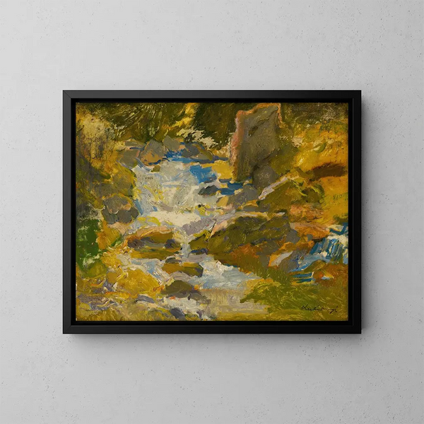 Ruisseau forestier - Alexander Kubnyi — quadro incorniciato alla parete