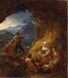 Bandits entering a shepherd's home - Alexander Laurus — artwork view