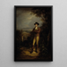 Robert Burns, poet - Alexander Nasmyth — framed artwork on a wall