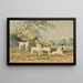 Six Jack Russell Terriers - Alexander Pope Jr — framed artwork on a wall