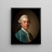 Ritratto di Charles Marin de La Haye des Fossés agricoltore generale del re 1736-1790 - Alexander Roslin — quadro incorniciato alla parete