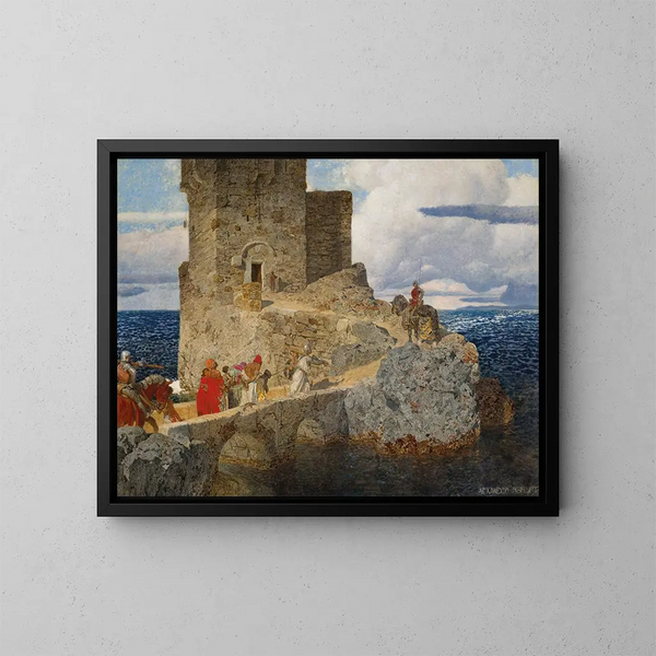 Tour de Maurenturm sur la côte espagnole - Alexander Rothaug — gerahmtes Bild an der Wand