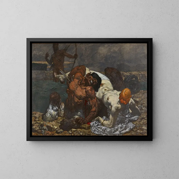 Nessus - Alexander Rothaug — gerahmtes Bild an der Wand