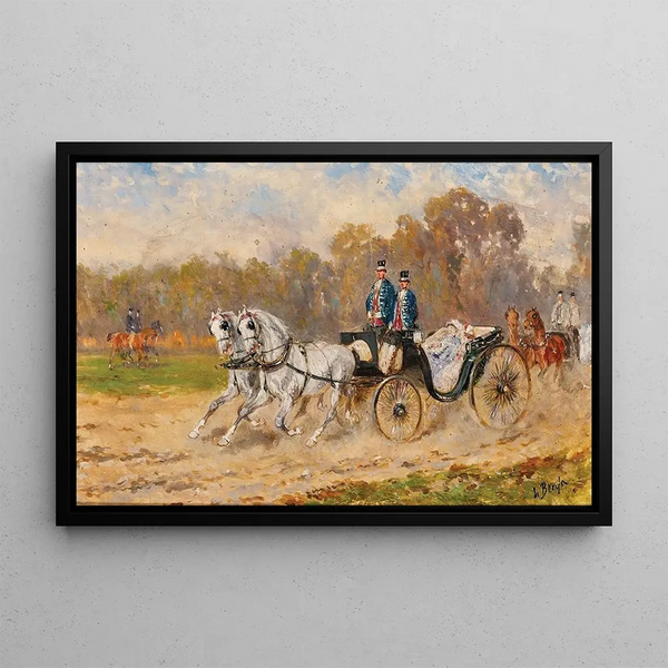 Alexander Von Bensa - Motiv aus dem Prater bei Wien.webp