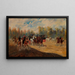 Passeggiata al Prater - Alexander von Bensa — quadro incorniciato alla parete