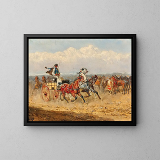 Alexander Von Bensa - Ungarischer Pferdemarkt.webp