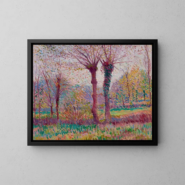 Nachmittags im Herbst in der Bretagne - Alexander Warshawsky — gerahmtes Bild an der Wand
