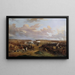 Die Schlacht bei Dennewitz, 6. September 1813 - Alexander Wetterling — gerahmtes Bild an der Wand