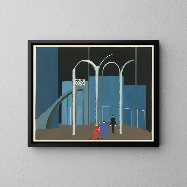 Maquettes de théâtre 12 - Alexandra Exter — gerahmtes Bild an der Wand