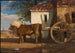 Bullen vor einem Bauernhof am Verrier - Alexandre-Gabriel Decamps — Ansicht des Kunstwerks