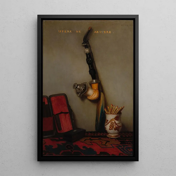 AlexandreGabriel Decamps - Still Life with Pipe and Matches.webp