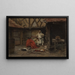 Wähle das Abendessen - Alexandre-Louis Leloir — gerahmtes Bild an der Wand