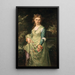 Christina Nilsson 1843-1921 cantante d'opera in Ophelia - Alexandre Cabanel — quadro incorniciato alla parete