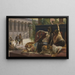 Cleopatra, die Gift auf verurteilte Gefangene testet - Alexandre Cabanel — gerahmtes Bild an der Wand