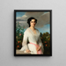 Portrait von Mademoiselle Louise Mars - Alexandre Cabanel — gerahmtes Bild an der Wand