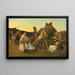 Rebecca e Éliézer - Alexandre Cabanel — quadro incorniciato alla parete