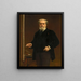 Selbstporträt - Alexandre Cabanel — gerahmtes Bild an der Wand