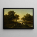Paesaggio - Alexandre Calame — quadro incorniciato alla parete