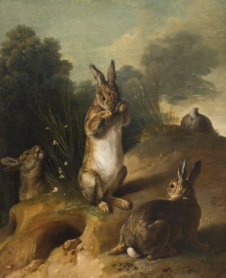 Alexandre Franois Desportes - Rabbits.webp