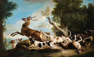 Alexandre Franois Desportes - The Stag Hunting.webp