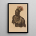 Louacho Chef Wagenia Stanleyville - Alexandre Iacovleff — gerahmtes Bild an der Wand