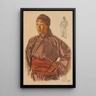 Alexandre Jacovleff - Notre guide mongol Kumbo.webp