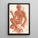 Autoritratto - Alexandre Iacovleff — quadro incorniciato alla parete