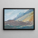 Die Vorberge der Karakorum-Berge - Alexandre Iacovleff — gerahmtes Bild an der Wand