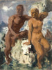 Triton und Nymphe Capri - Alexandre Iacovleff — Ansicht des Kunstwerks