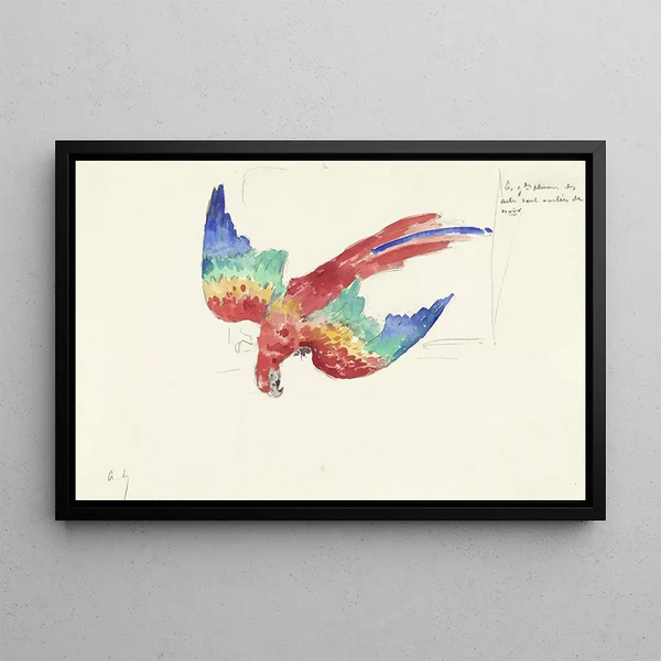 Alexandre Lunois - Parrot Looking Down.webp