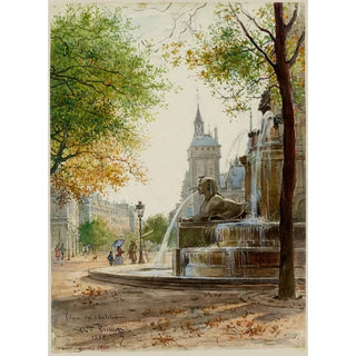 Alexandre Prvost - Fontaine du Chtelet.webp