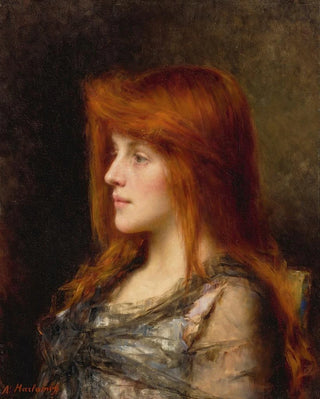 Alexei Harlamoff - An Auburn Haired young Woman.webp