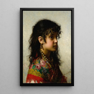 Alexei Harlamoff - Girl With Brass Necklace.webp