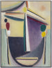 Tête astratta Nero Giallo Viola - Alexej von Jawlensky — vista dell’opera